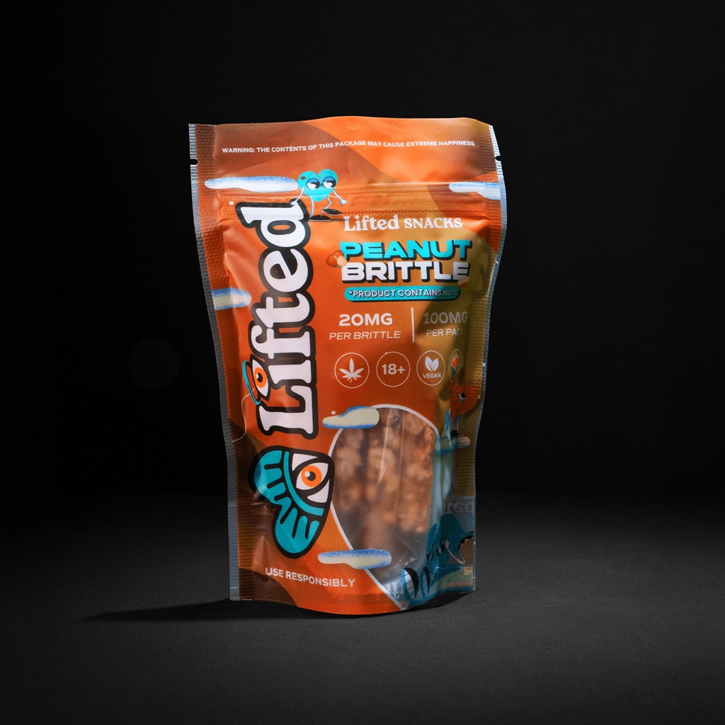 Lifted Peanut Brittle 100mg (5x20mg)