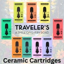Traveler’s® Ceramic Vape Cartridges 1ml - Berry Tonic (Hybrid)