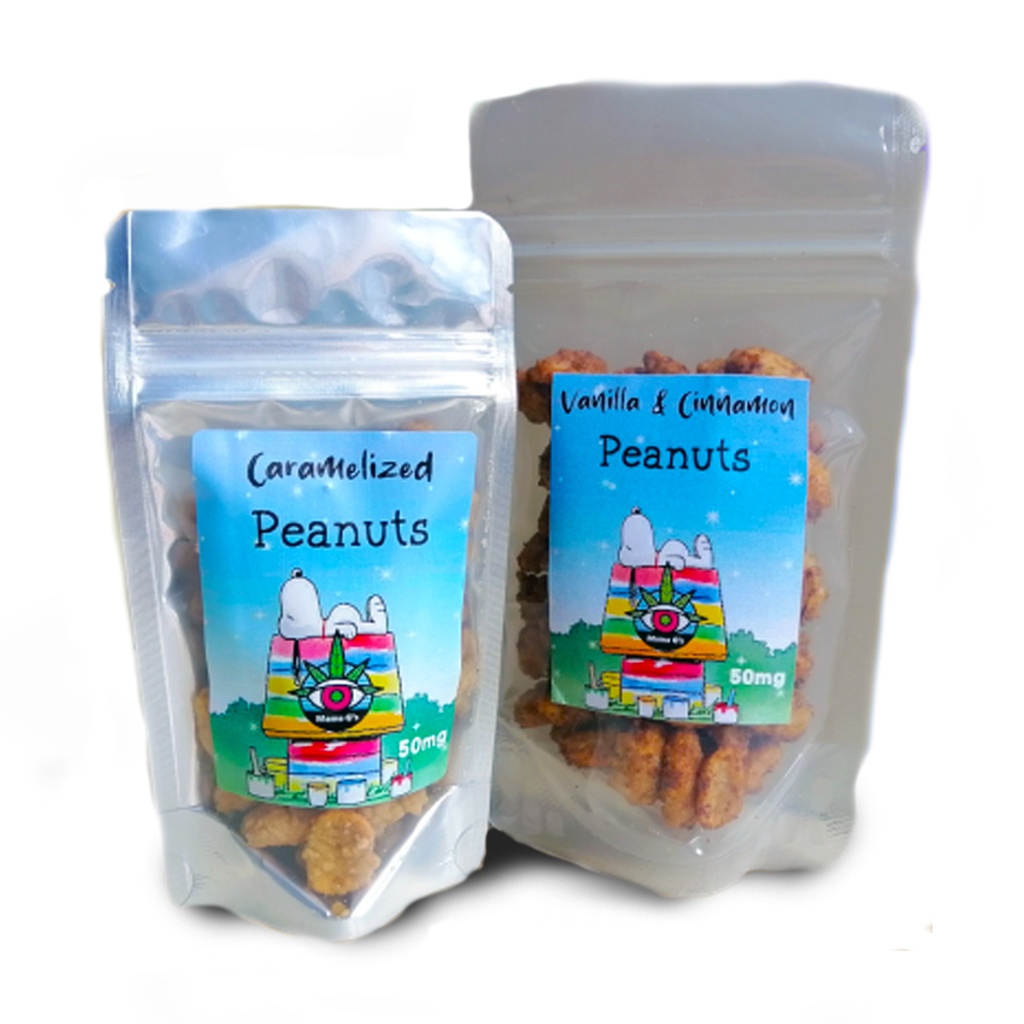 Canna Caramelized Peanuts (10 Packs) (Cinnamon & Vanilla, 50 mg)