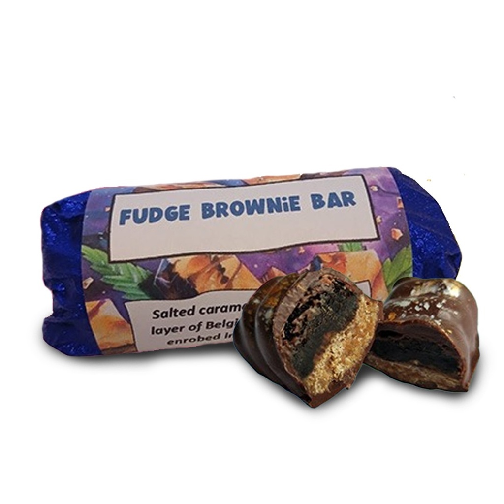 Fudge Brownie Bar (Pack of 10) (50 mg)