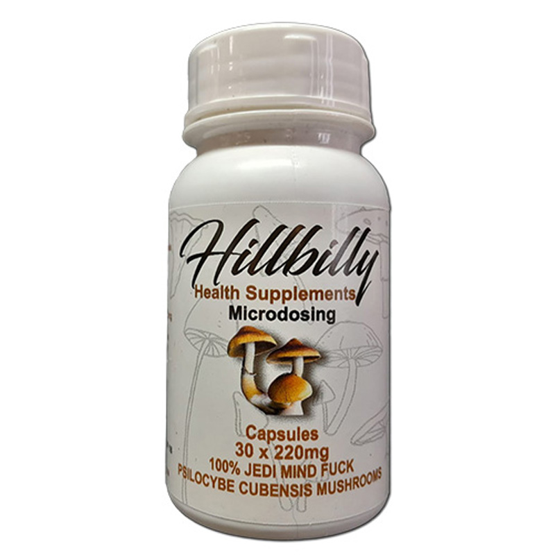Hillbilly Psilocybin Microdosing Capsules (Jedi Mind Fuck) 30's (220mg)